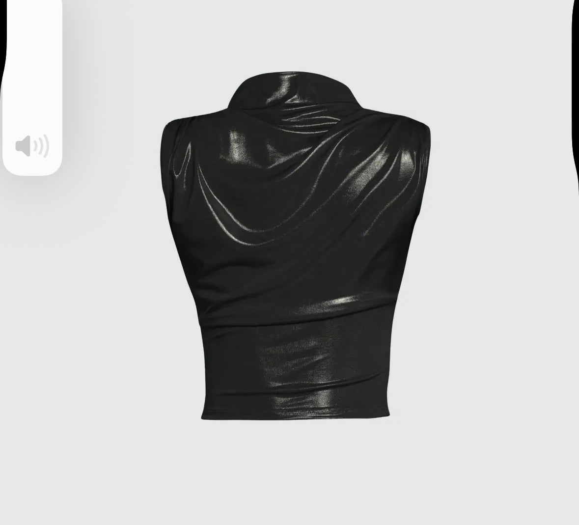 Chic Radiance Foiled Slinky Sleeveless Top