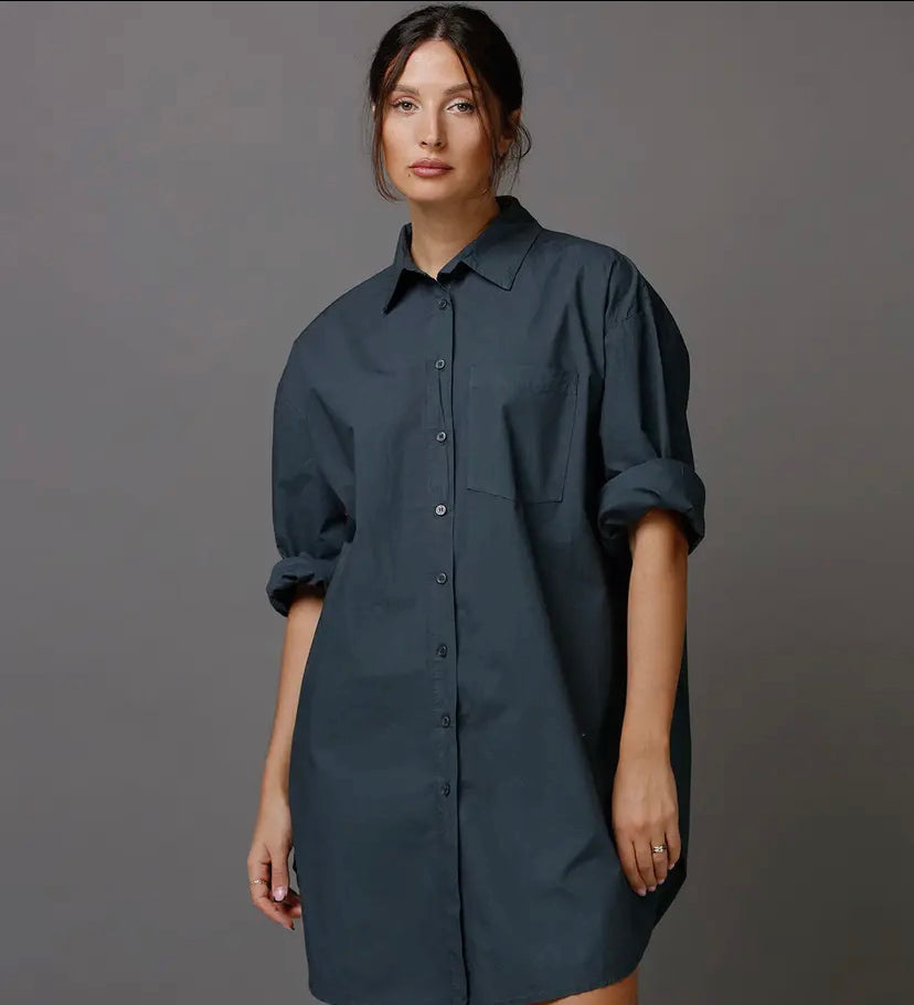 CHIC THE BLACK LABEL BOYFRIEND OVERSIZED SHIRT