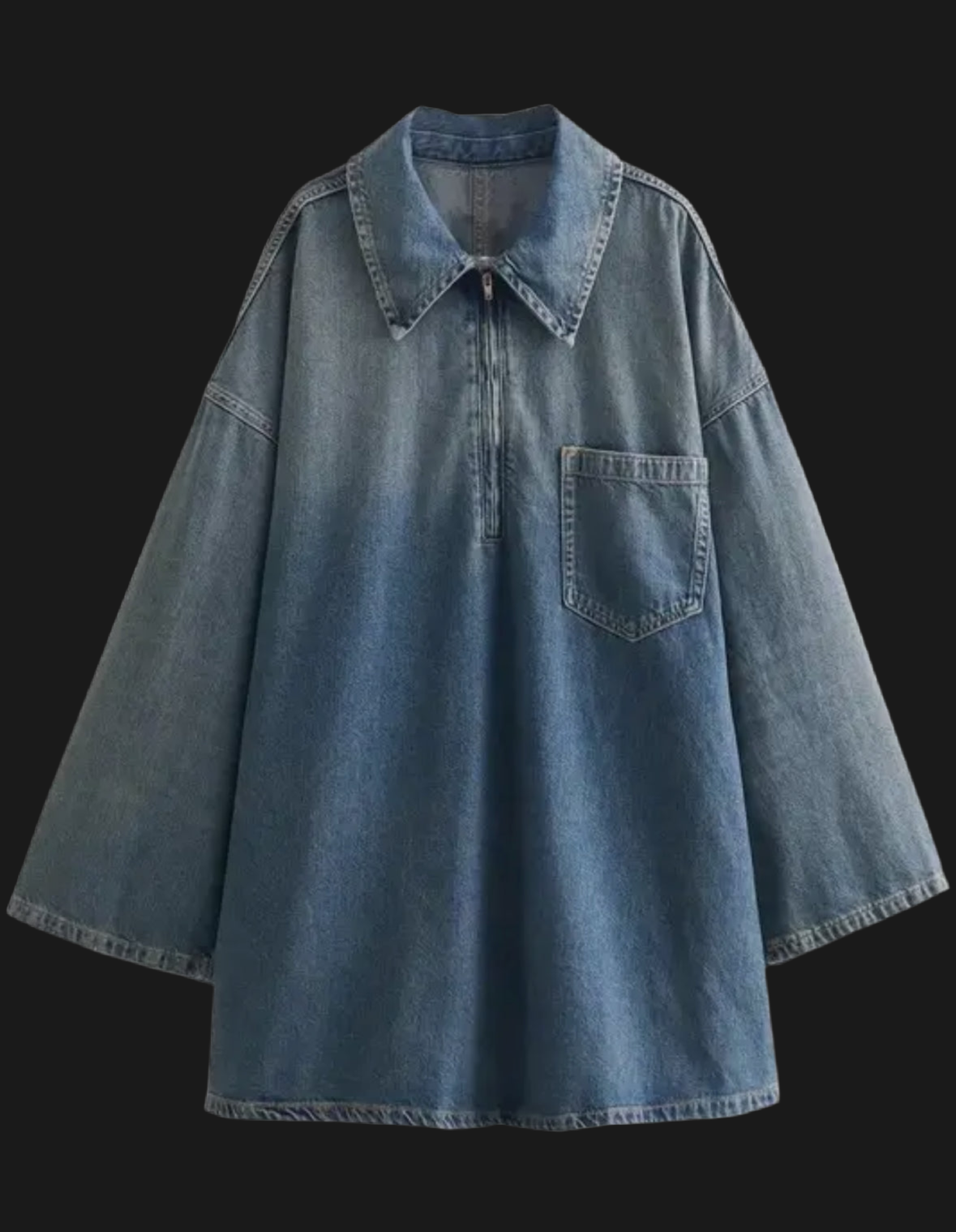 Chic Denim Tunic