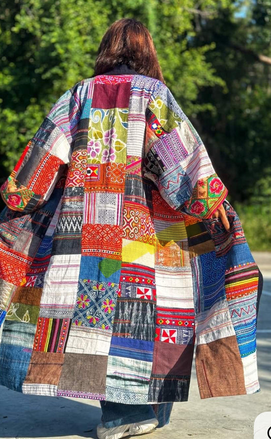 Chic Mosaic Handmade Patchwork Duster