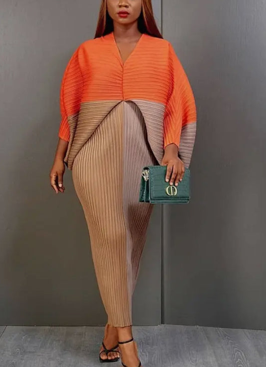 ChicFlow Freestyle Multi-Color Midi Dress