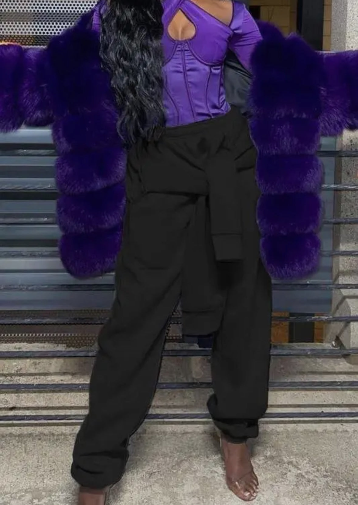 ChicKnot Oversized Front-Tie Sweatpants