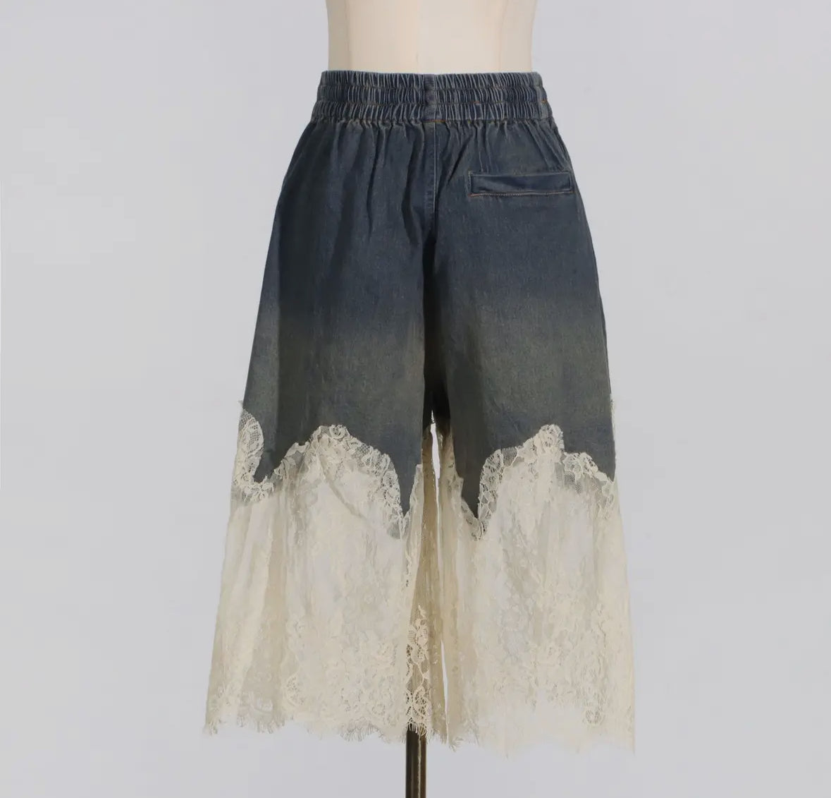 ChicLace Denim Shorts